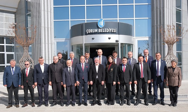 MUHTARLARDAN BAŞKAN AŞGIN’A ZİYARET